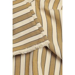 Stripes Mustard Fabric - pr. 0,25 m.