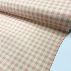 Fast bomuldsstof med lyserde kkkentern - pr. 0,25 meter 