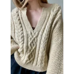 Boreas sweater - Strikkekit fra Aegyoknit i Pura Lana
