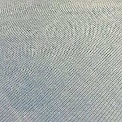 Bredriflet bomuldsfljl i lys bl - pr. 0,25 meter