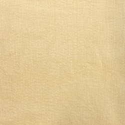 Bredriflet bomuldsfljl i lys gul - pr. 0,25 meter