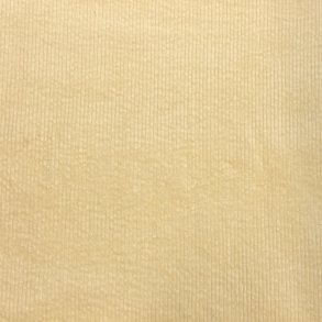 Bredriflet bomuldsfljl i lys gul - pr. 0,25 meter