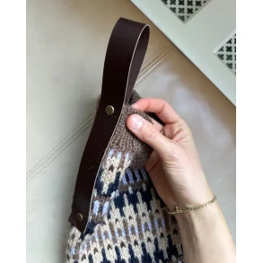 Lderstrop til Julesok Brun - PetiteKnit