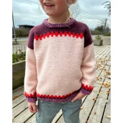 Cross Sweater Junior - Strikkekit fra PetiteKnit