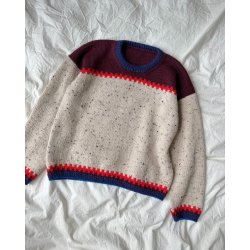 Cross Sweater Strikkeopskrift fra Petiteknit