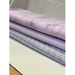 Tie-dye stof i lilla pr 0,25 m