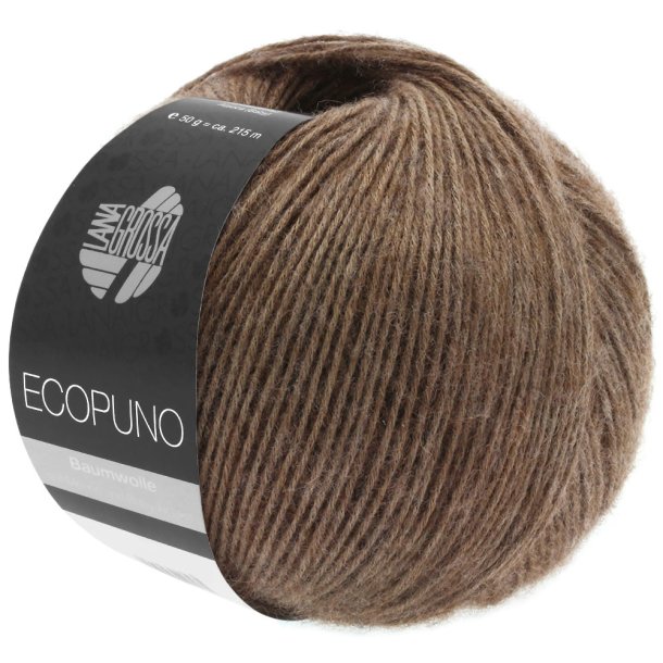 Lana Grossa Ecopuno 017 M&oslash;rk brun