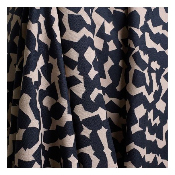 Ekko Viskose i deep charcoal pr. 0,25 m - Atelier Brunette