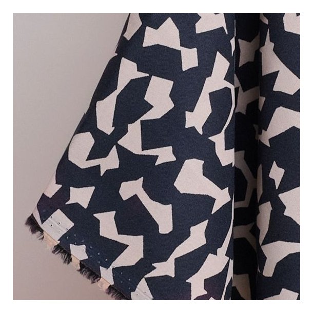 Ekko Viskose i deep charcoal pr. 0,25 m - Atelier Brunette