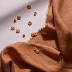 Flake Bomuld/viskose Pecan Pie pr 0,25 m. - Atelier Brunette