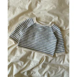 Frankie Sweater Baby - Strikkeopskrift fra PetiteKnit