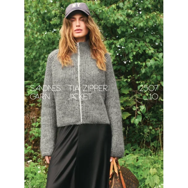 6 mm spiral delbar lurex slv lynls (til Tia Zipper fra Sandnes)