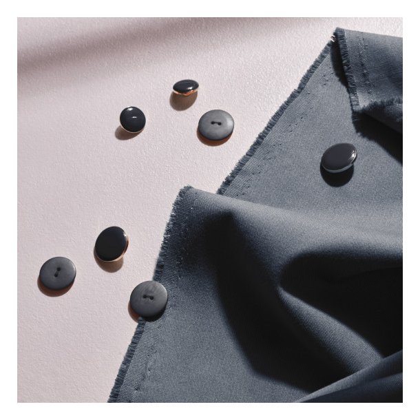 Gabardine Light Deep Charcoal pr 0,25 m. - Atelier Brunette