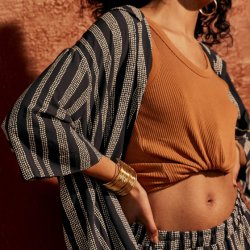 Gaia "Kelsey" Crepe Deep Charcoal pr. 0,25 m - Atelier Brunette