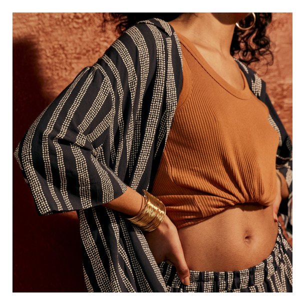 Gaia "Kelsey" Crepe Deep Charcoal pr. 0,25 m - Atelier Brunette