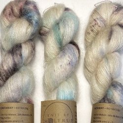 Knit by Moltrup Kid Silk hndfarvet