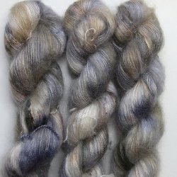 Knit by Moltrup Kid Silk hndfarvet