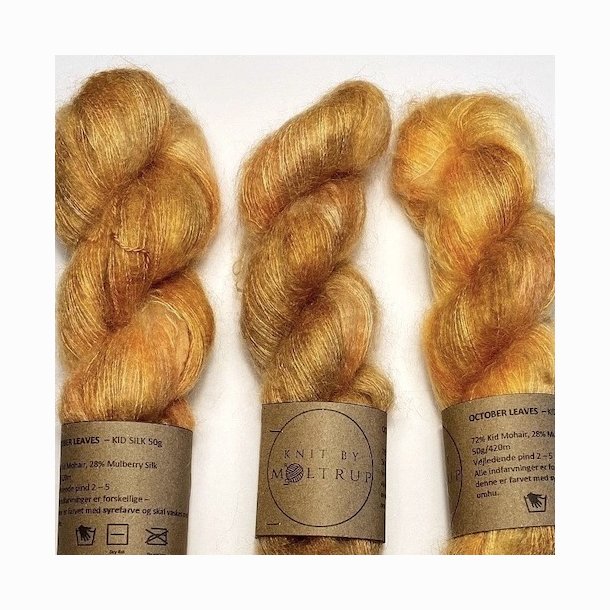 Knit by Moltrup Kid Silk hndfarvet