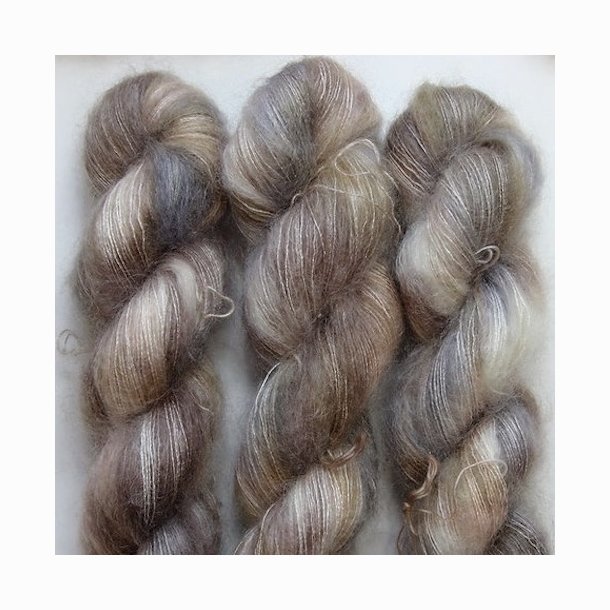 Knit by Moltrup Kid Silk hndfarvet