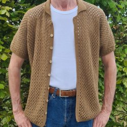 Herre Polo hklekit fra Karen Klarbk 