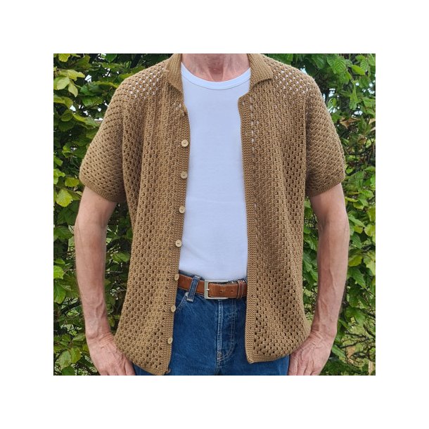 Herre Polo hklekit fra Karen Klarbk 