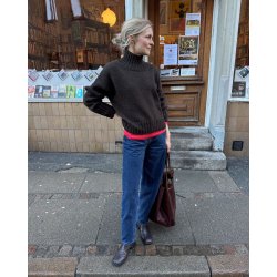 Hannah Sweater O-Neck strikkekit fra Petiteknit str. 3XL