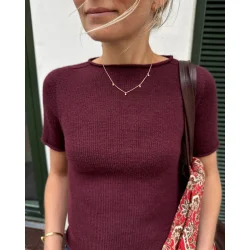 Ivy Tee (Sunday) - Strikkekit fra PetiteKnit 