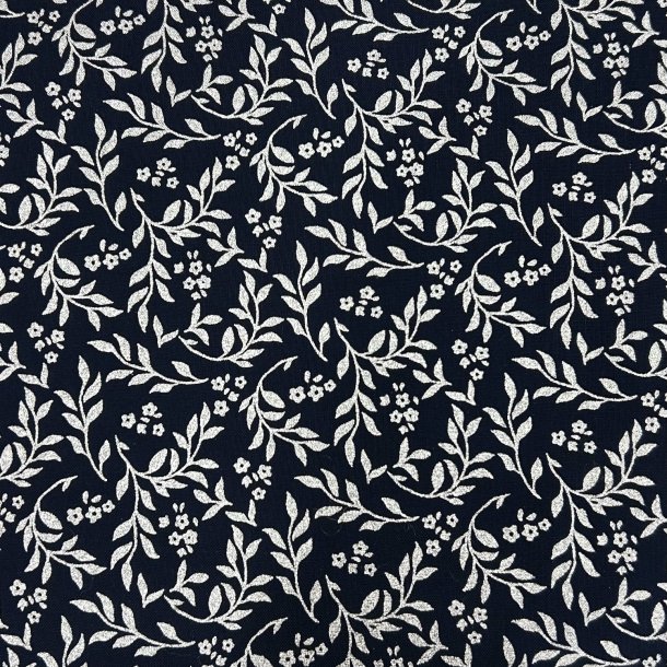 Bl julestof med slv grene - pr. 0,25 meter