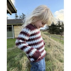 Key Sweater Junior strikkekit i Peer Gynt