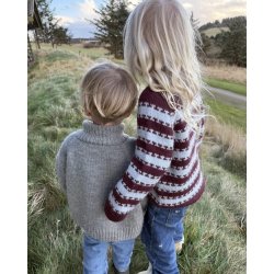 Key Sweater Junior strikkekit i Peer Gynt