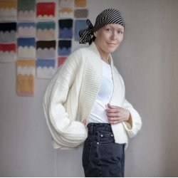 Villa Wrap Cardigan - Strkkekit af Anne Ventzel