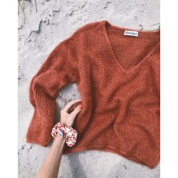 Kumulus Bluse i Tynn Silk Mohair - Strikkekit fra PetiteKnit