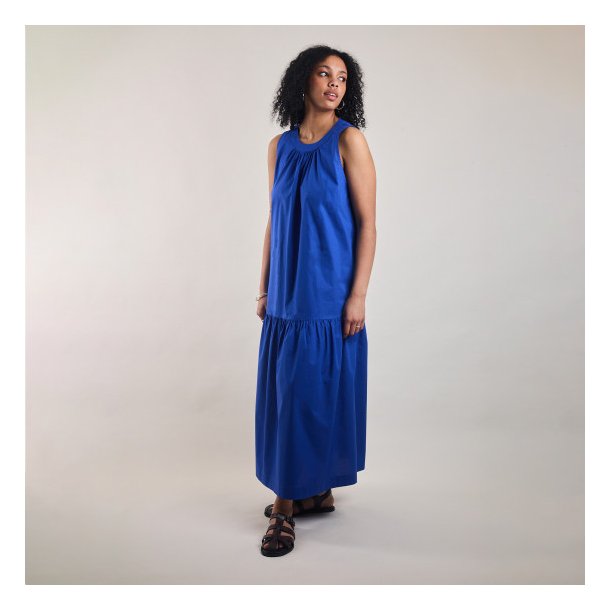 Cotton Poplin Hypnotik Blue pr 0,25 m - Atelier Brunette