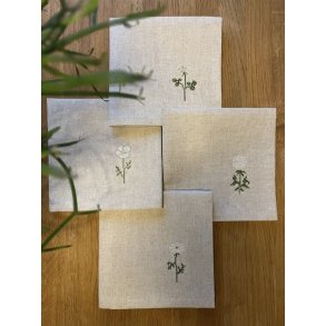 4 Wild On Purpose servietter 2044-1 CA. 40 X 40 CM