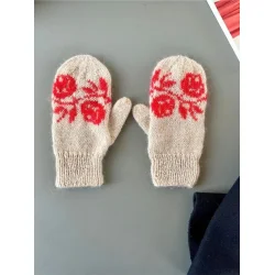 Rosie Mittens -  Strikkekit fra Le Knit LHS82