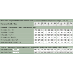 Snitmnster - Line2Line - B1233 Skjorte med rynker og stkrave