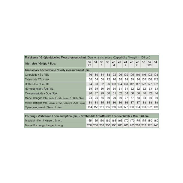 Snitmnster - Line2Line - B1239 Bluse med wienerlg i ryggen