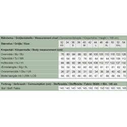 Snitmnster - Line2Line - B1240 Bluse med lynls i halskanten