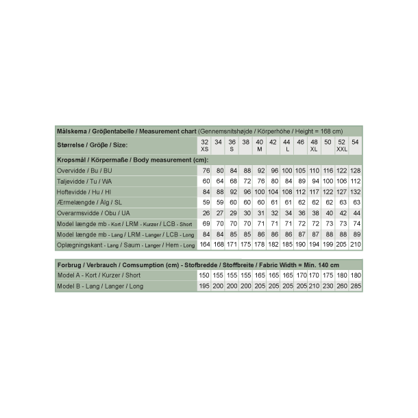 Snitmnster - Line2Line B1241 Bluse med wienerlg i ryggen