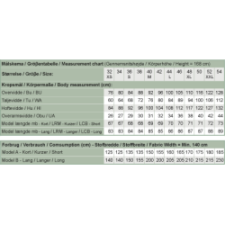 Snitmnster - Line2Line - B1252 Flagermus bluse med stkrave