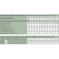 Snitmnster - Line2Line - B1256 Bluse med lg og puf tulipanrmer