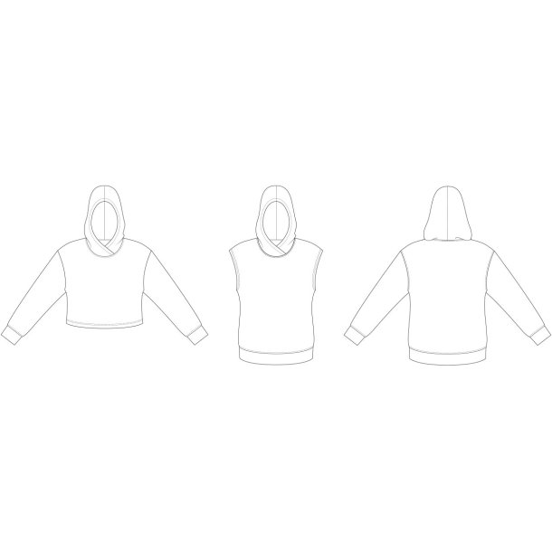 Snitmnster - Line2Line - B1268 Ls httetrje med snket skulder