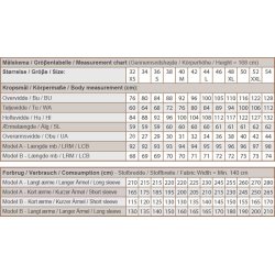 Snitmnster - Line2Line - B1269 Asymmetrisk tunika med skr skringe