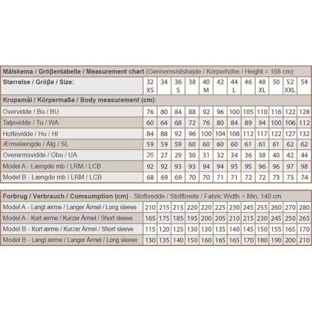 Snitmnster - Line2Line - B1269 Asymmetrisk tunika med skr skringe