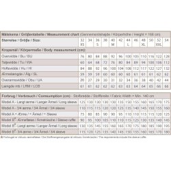 Snitmnster - Line2Line - B1272 Skjortebluse med brestykke og rynk
