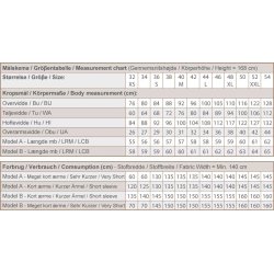 Snitmnster - Line2Line - B1275 Bluse med vingerme, rynk og rib