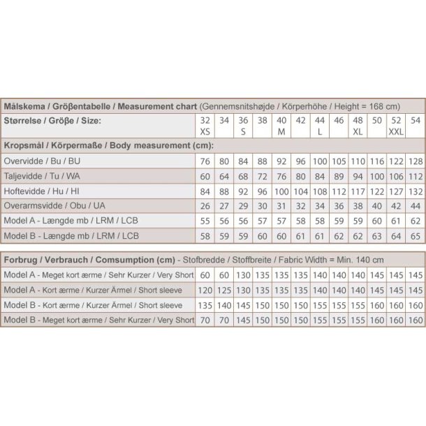 Snitmnster - Line2Line - B1275 Bluse med vingerme, rynk og rib