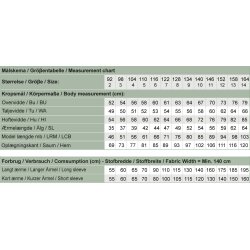 Snitmnster - Line2Line - C501 Raglan kjole, brn