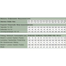 Snitmnster - Line2Line - C508 Cargobukser med elastik, brn