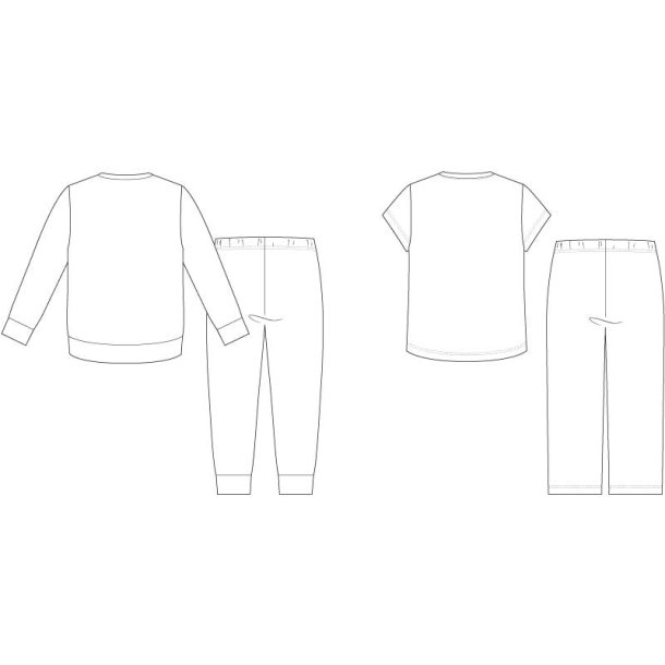 Snitmnster -  Line2Line - C516 Natst med eller uden ribkanter til brn - strk